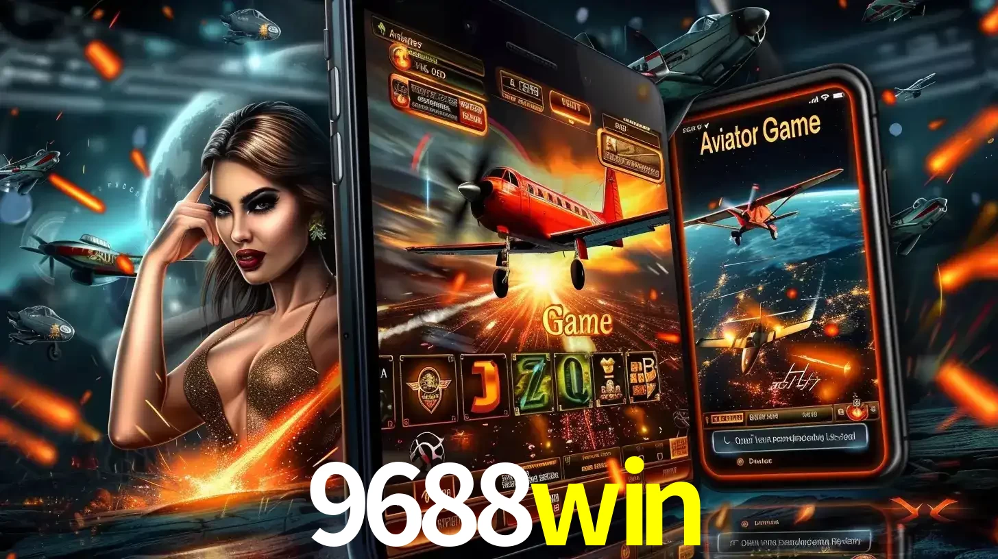 Mulher estilosa cercada por telas que exibem a jogabilidade do Aviator, capturando a intensidade e a estratégia deste popular crash game oferecido pelo 9688win.